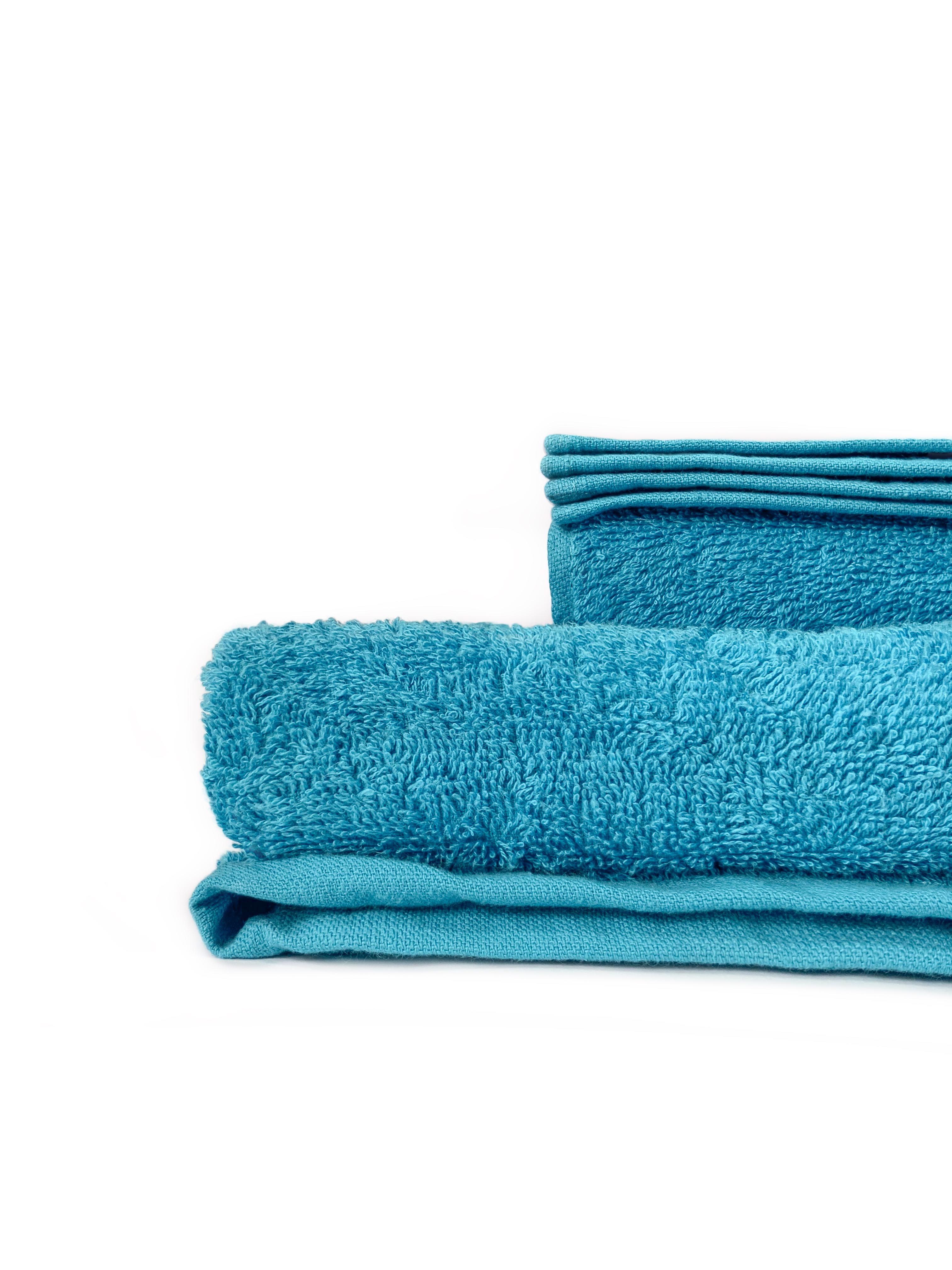 Простирадло махрове Dokma 440 г/м² 190x220 Blue Atoll