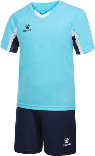 Комплект футбольной формы детский Kelme PORTO 8251ZB3002.9405 130 см Голубой