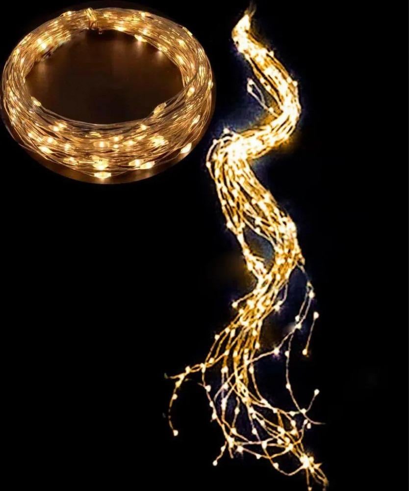 Новорічна гірлянда Кінський хвіст 2,4 м 240 LED 10 ниток від USB 8 режимів IP44 Теплий білий - фото 3 Новорічна гірлянда Кінський хвіст 2,4 м 240 LED 10 ниток від USB 8 режимів IP44 Теплий білий - фото 3