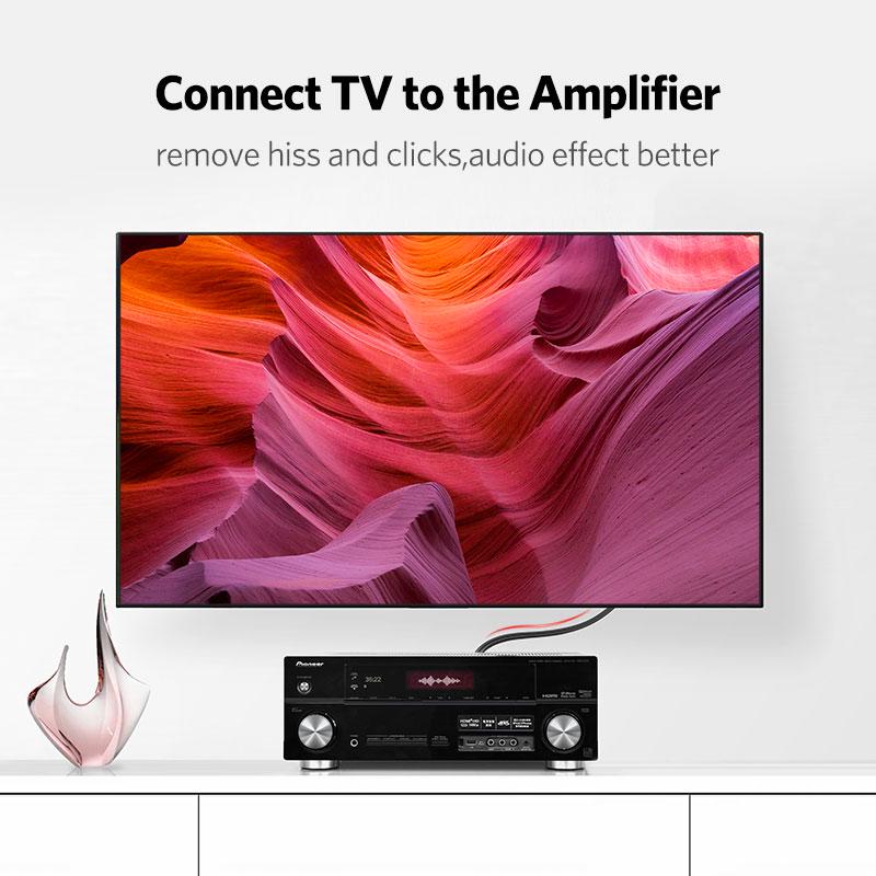 Аудіо кабель Ugreen 2RCA Чорний 2 м (10518) - фото 5 Аудіо кабель Ugreen 2RCA Чорний 2 м (10518) - фото 5