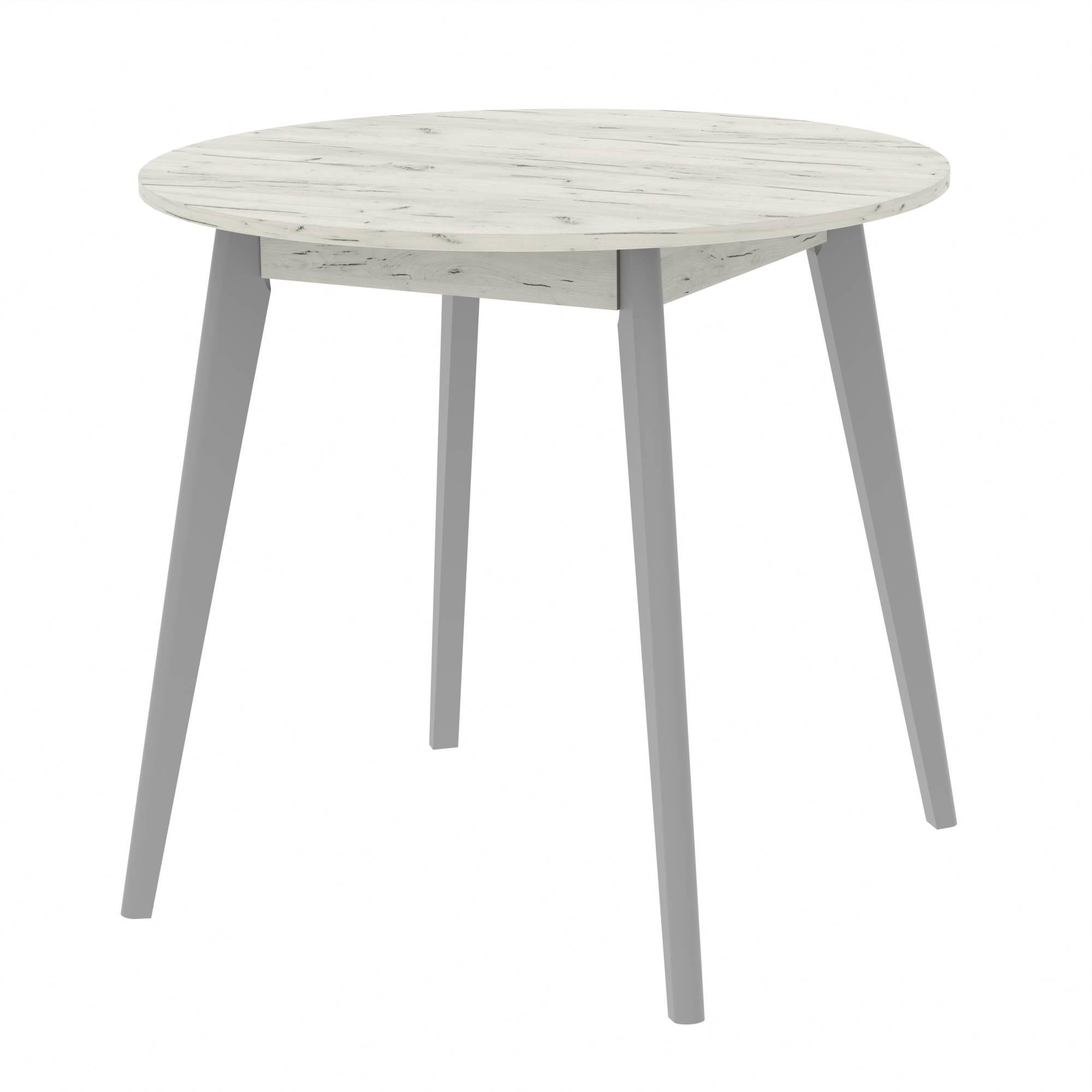 Стол обеденный Неман БОН 880 Дуб крафт белый/Серый - фото 1 Стол обеденный Неман БОН 880 Дуб крафт белый/Серый - фото 1