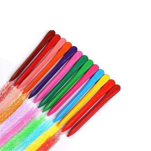 Крейда воскова 12 кольорів (64368) - фото 3 Крейда воскова 12 кольорів (64368) - фото 3