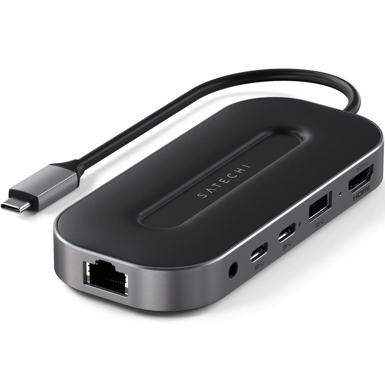 Адаптер Satechi USB4 Multiport Adapter with 2.5G Ethernet Space Gray (ST-U4MGEM) - фото 1 Адаптер Satechi USB4 Multiport Adapter with 2.5G Ethernet Space Gray (ST-U4MGEM) - фото 1