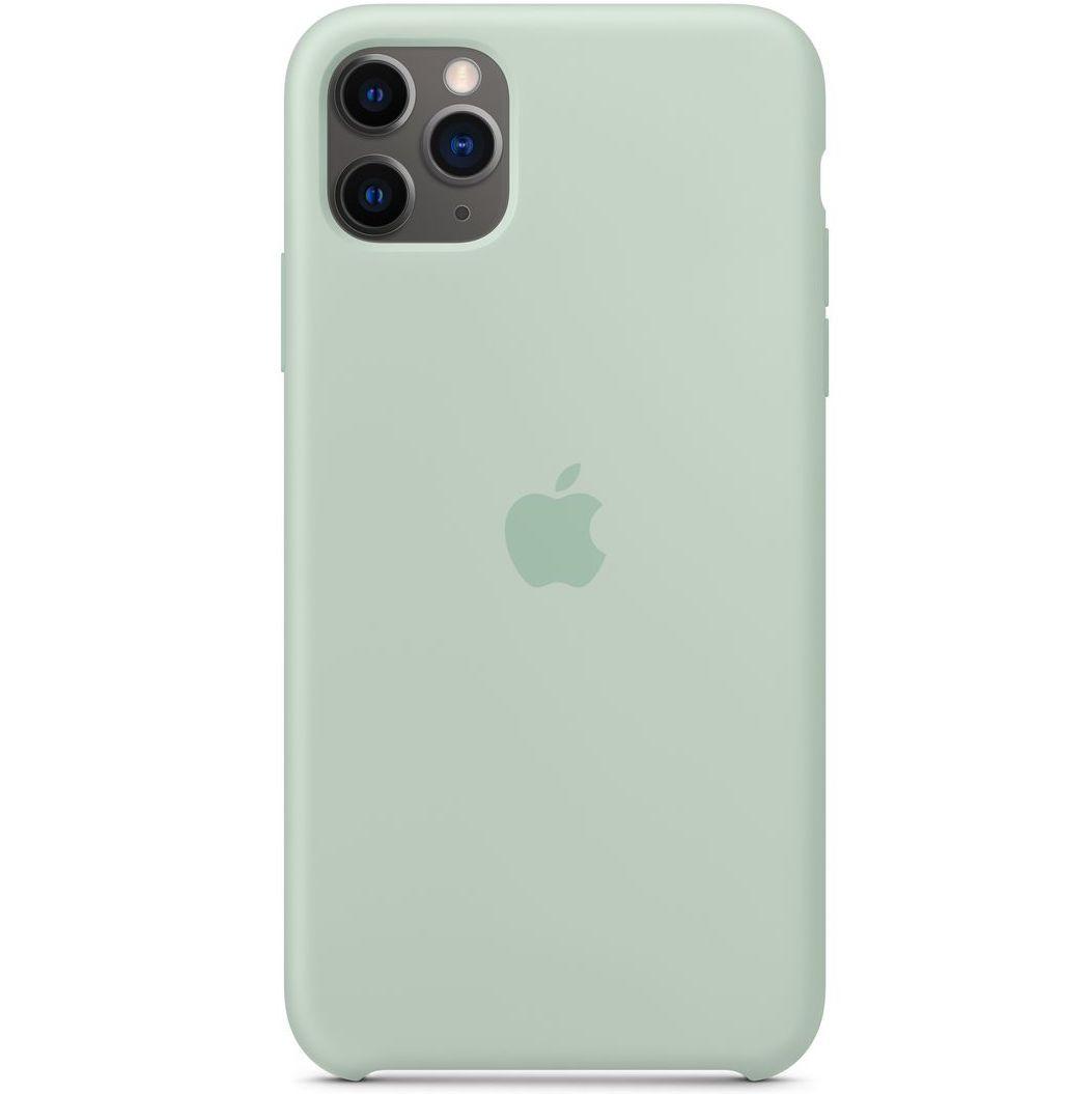 Силиконовый чехол накладка Apple Silicone Case for iPhone 11 Pro Max, Beryl (HC)