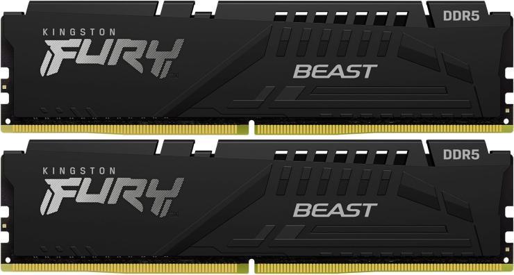 Пам'ять оперативна для комп'ютерів Kingston FURY 64 Гб 2х32 Гб DDR5 5600 MHz Beast (KF556C40BBK2-64 00051) - фото 2