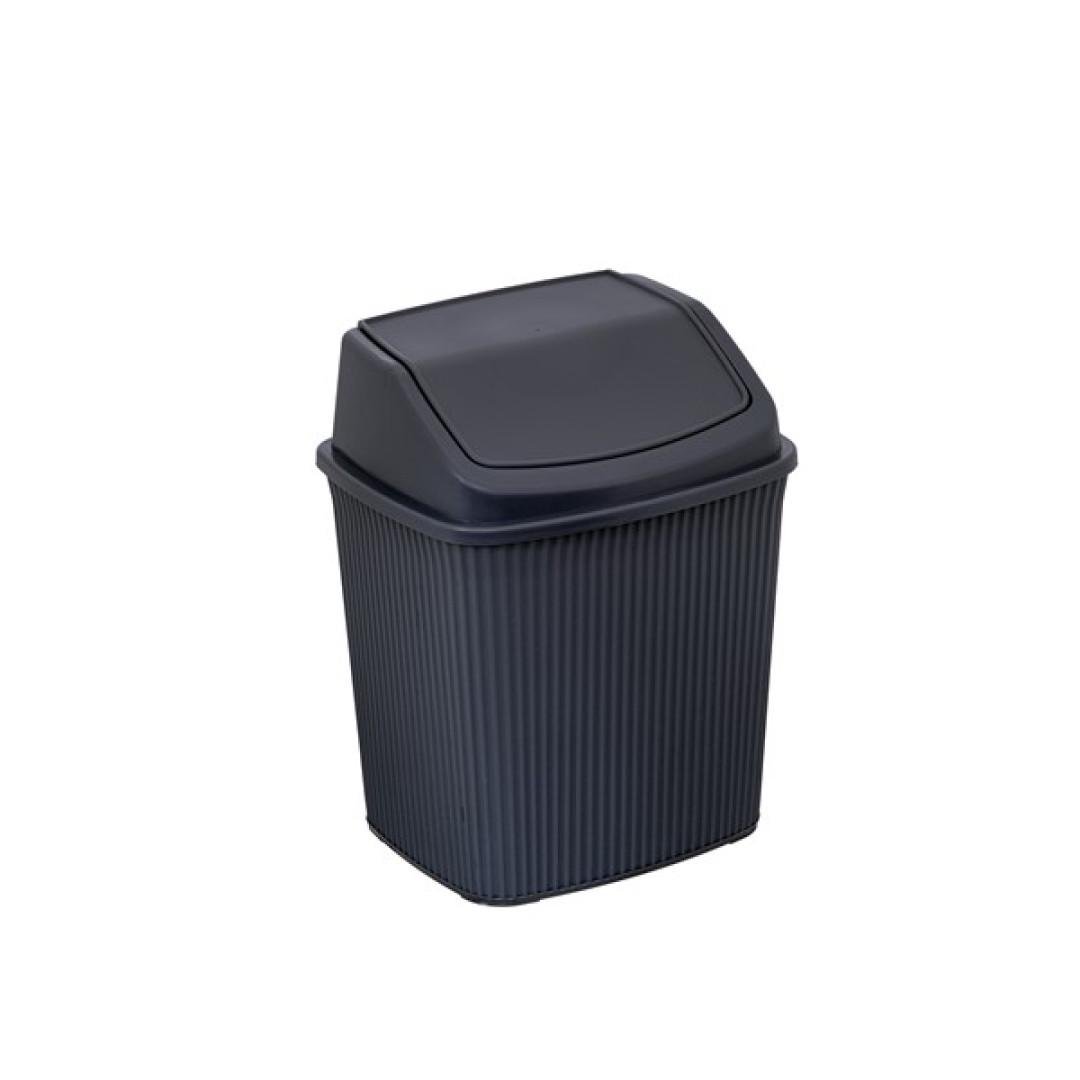 Набір для туалету Elif Nostalgia відро для сміття та йорж для унітазу Антрацит (N384_N379 а) - фото 2 Набір для туалету Elif Nostalgia відро для сміття та йорж для унітазу Антрацит (N384_N379 а) - фото 2