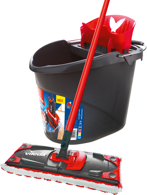 Набір для прибирання Vileda 155737 UltraMax швабра/відро з віджимом (id_2040)