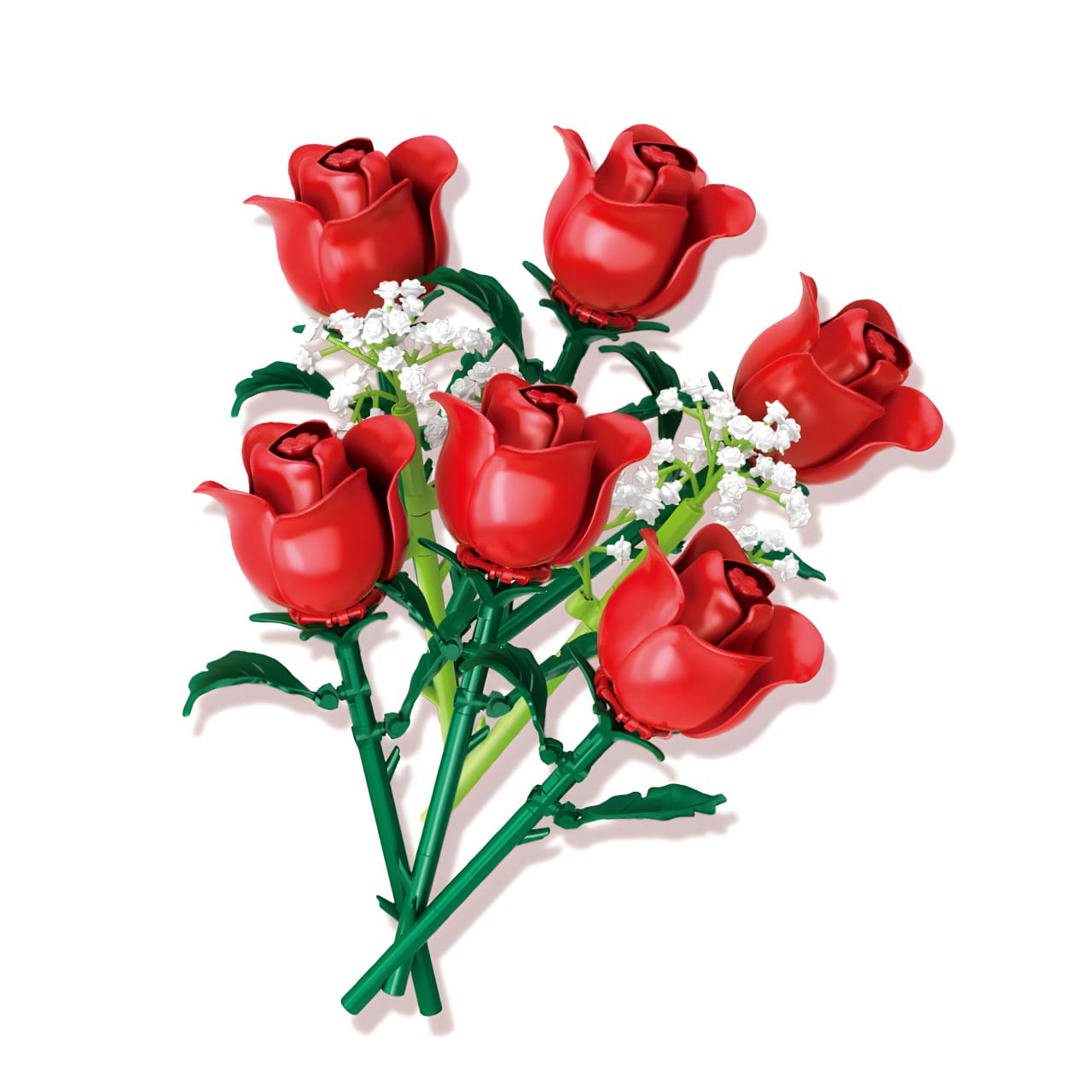 Конструктор 3D Bouquet Букет из роз 376 дет. (655066) Конструктор 3D Bouquet Букет из роз 376 дет. (655066)