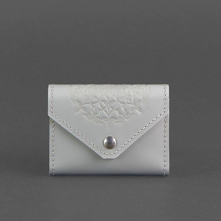 Кард-кейс женский 3.0 Гармошка с мандалой Серый (A-026436)