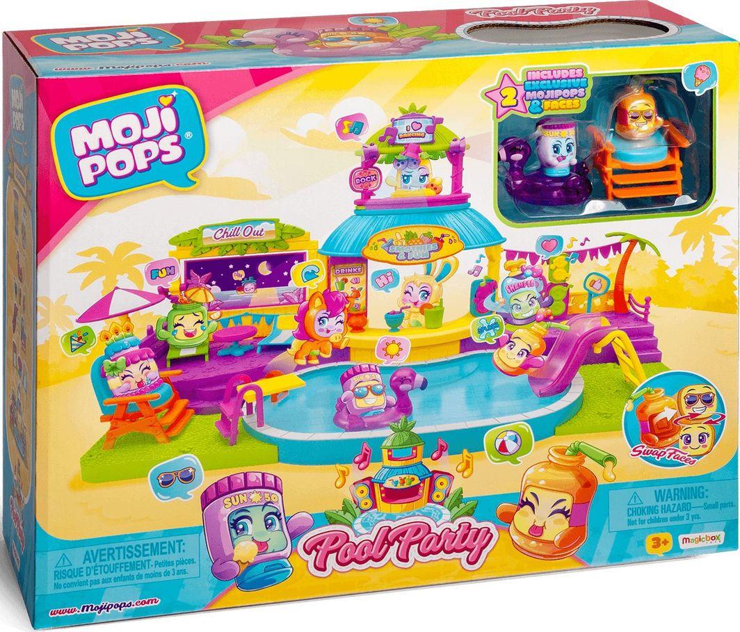Дитячий ігровий набір з фігурками Mojipops S Playset 1x2 Pool Party