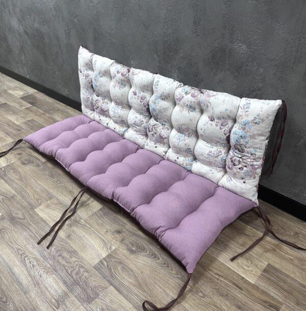 Подушка Comfort Home Nude flowers white на поддоны/качели/каркасы/садовую мебель комбинированная 100х50х50 см