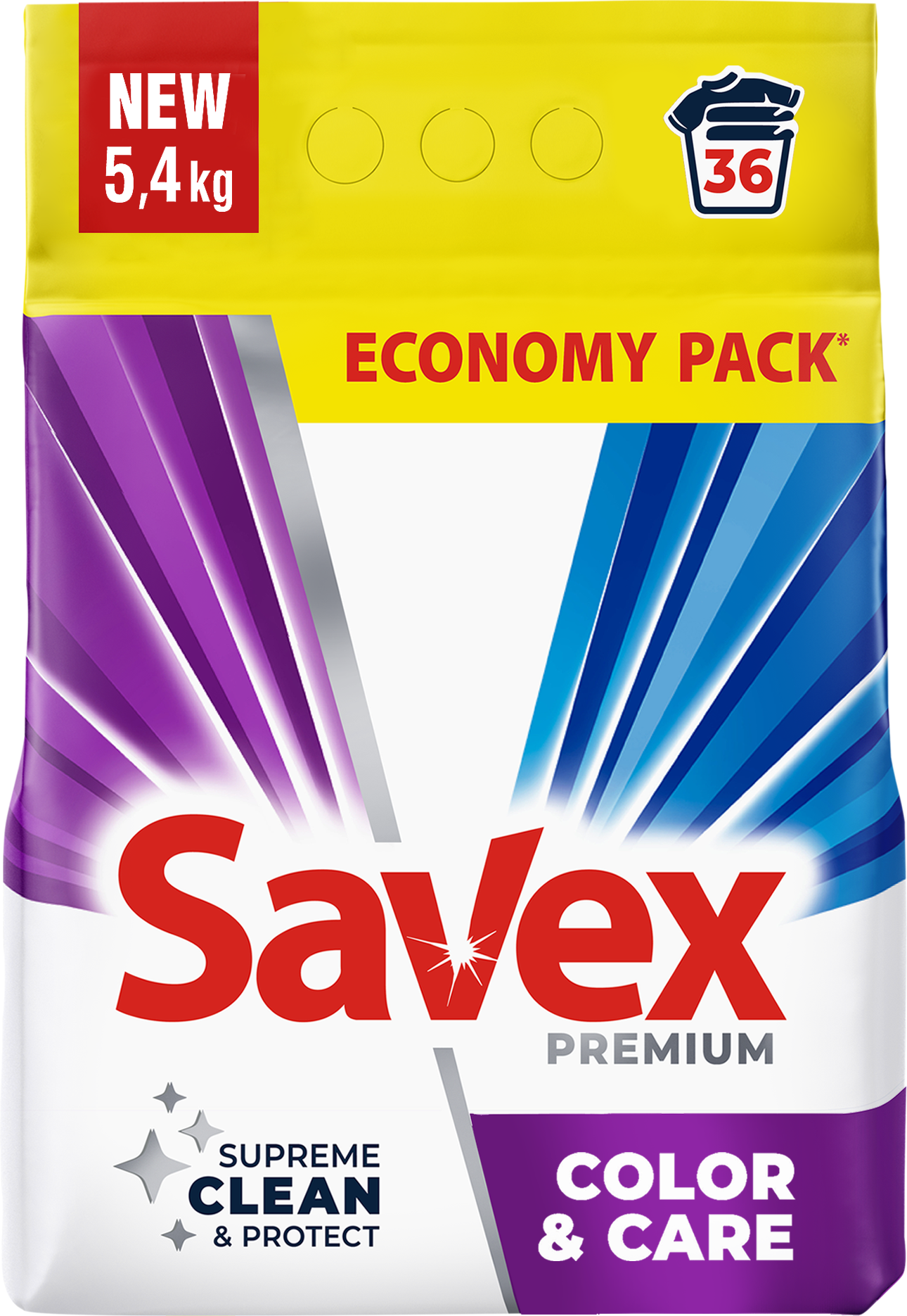 Стиральный порошок Savex Automat Premium Color & Care 5.4 кг
