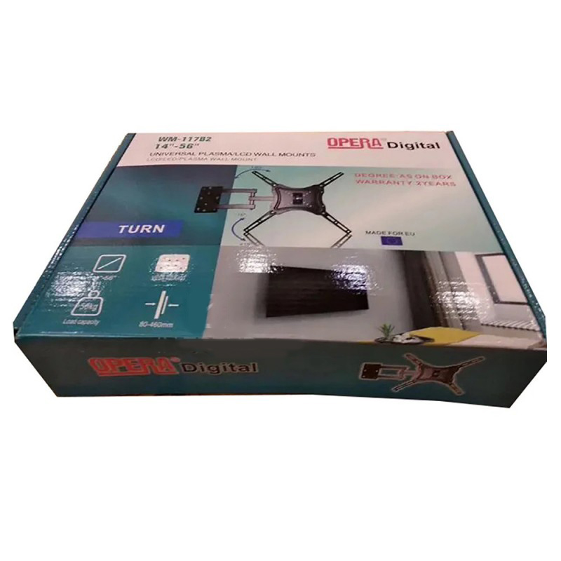 Кронштейн для телевизора Wall Mount WM-117B2 14"-56" Черный - фото 4 Кронштейн для телевизора Wall Mount WM-117B2 14"-56" Черный - фото 4