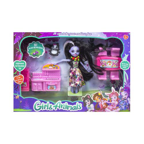 Лялька Enchantimals Sage Skunk & Caper з кухнею (103409)