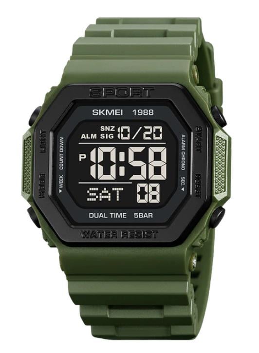 Часы кварцевые мужские Skmei Military Green (1988-2)