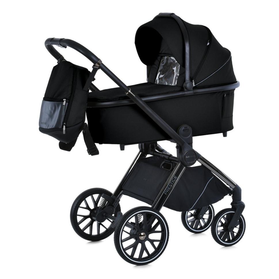 Коляска універсальна 2в1 PRESTIGE ME 1124- 2 Black (8806)