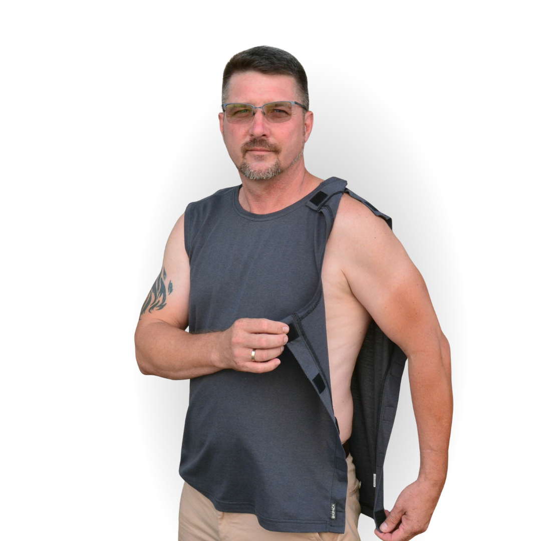 Майка адаптивная КИРАСА классическая трикотаж Серый (4320-52)