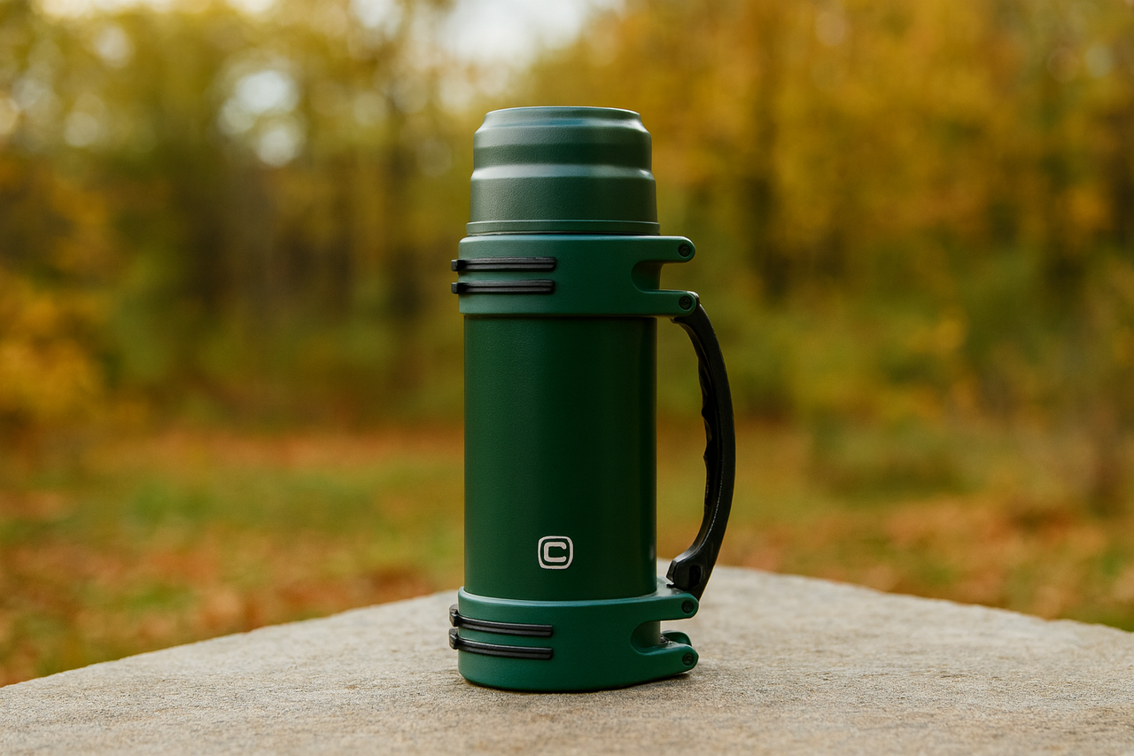 Термос Сила Green Wood 1 л