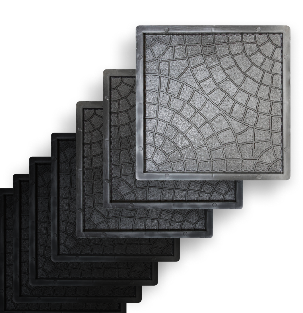 Форми для тротуарної плитки Верес-2007 Павутинка 300х300 мм 25 шт. (1010225-3163)