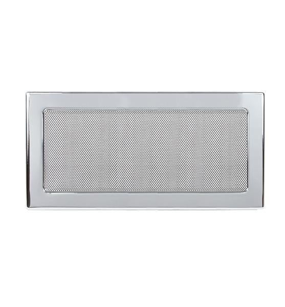 Решетка каминная 37х17 см Нержавеющая сталь (12895765)