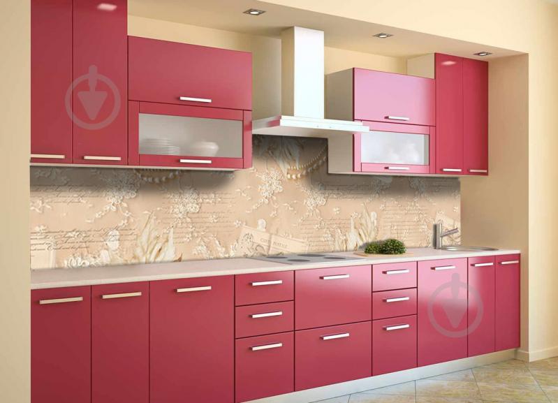 Скинали на кухню Zatarga «Кружево» 650х2500 мм виниловая 3Д наклейка кухонный фартук самоклеящаяся Z180869/1 Скинали на кухню Zatarga «Кружево» 650х2500 мм виниловая 3Д наклейка кухонный фартук самоклеящаяся Z180869/1