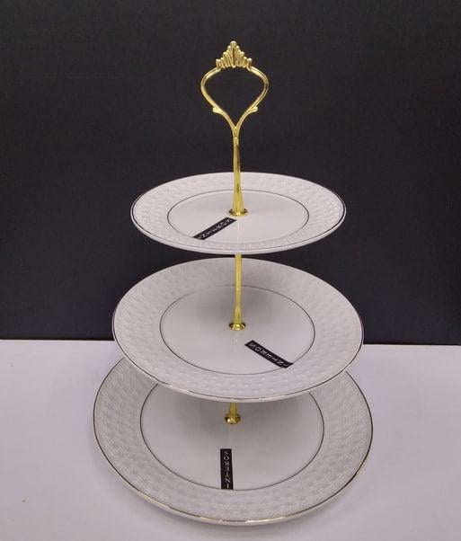 Фруктовниця Снігова королева 3-ярусна