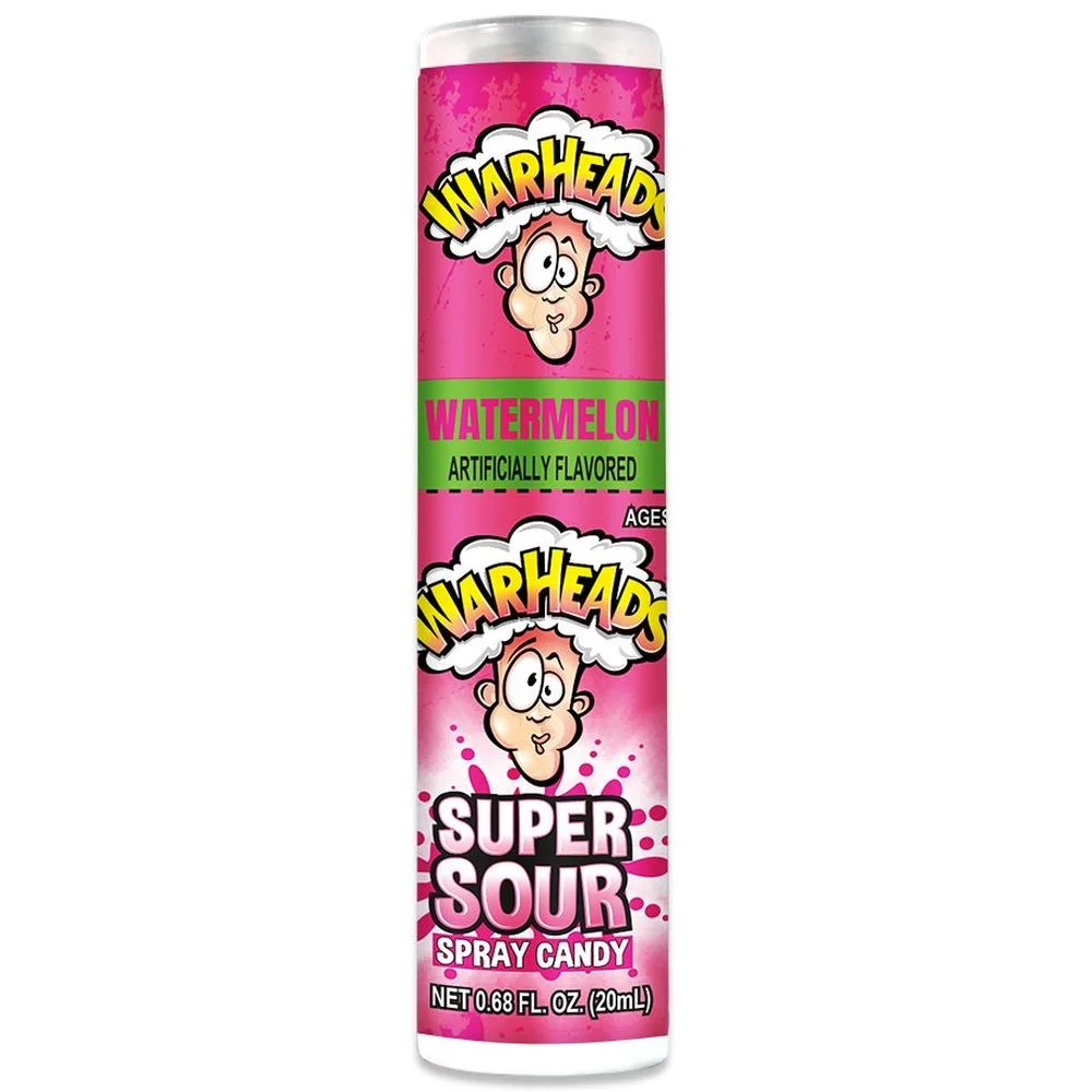 Конфета спрей Warheads Super Sour Spray Candy арбуз 20 мл (reagvadrs)