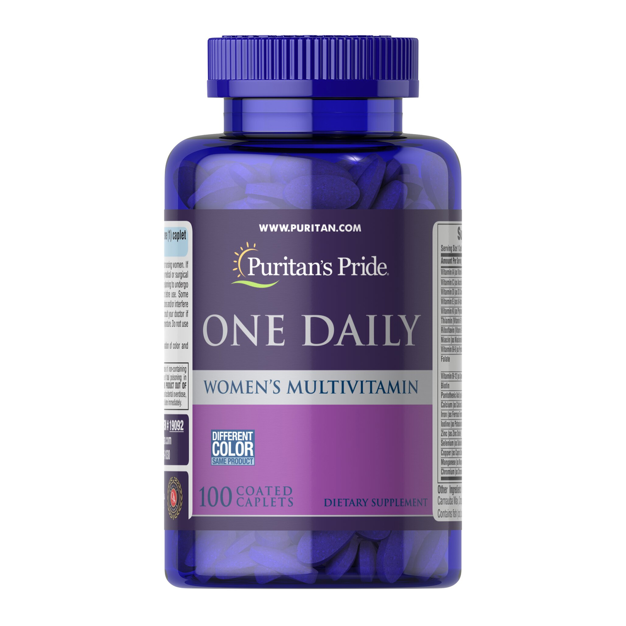 Мультивітаміни для жінок Puritan's Pride One Daily Women's Multivitamin 100 каплет (08853-01)