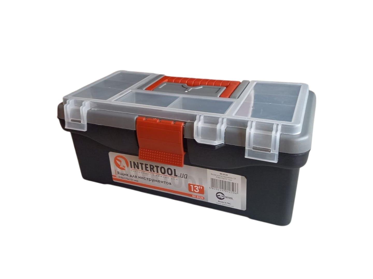 Ящик для инструмента Intertool BX-0125 13" 318х175х131 мм (26447231) Ящик для инструмента Intertool BX-0125 13" 318х175х131 мм (26447231)