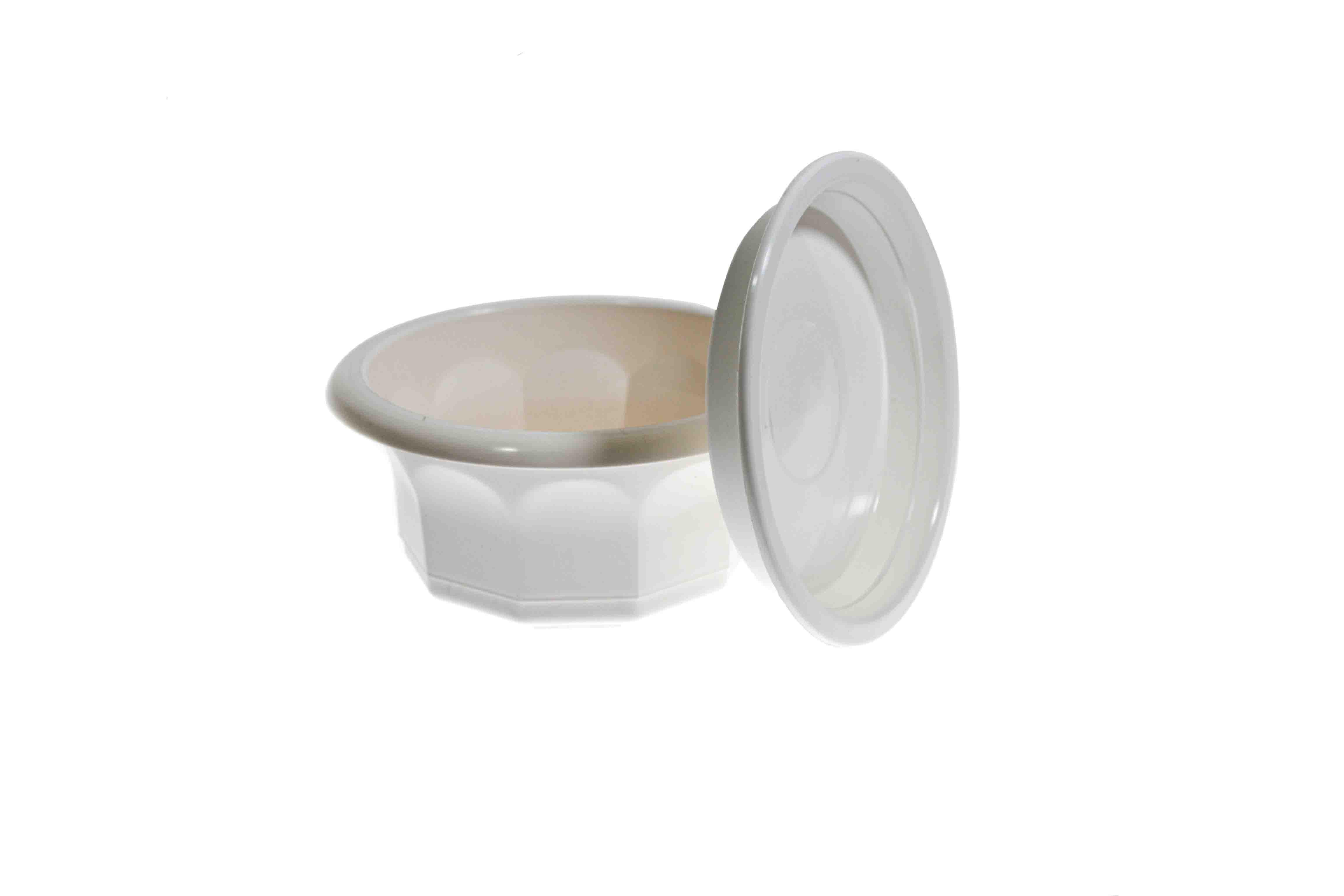 Горщик Тюльпан Ø 14x7,5 см 0,5 л Білий - фото 2