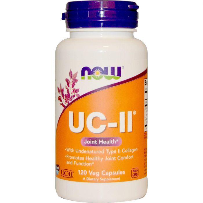 Добавка Now Foods UC-II Неденатурований колаген типу II 120 рослинних капсул (NOW-03136)