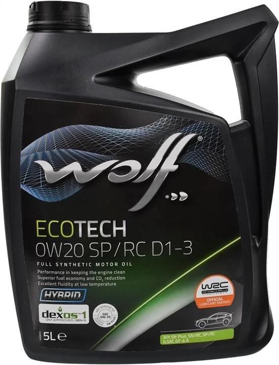 Моторное масло WOLF EcoTech SP/RC D1-3 SP/RC GF-6A 0W-20 5 л (1049892)