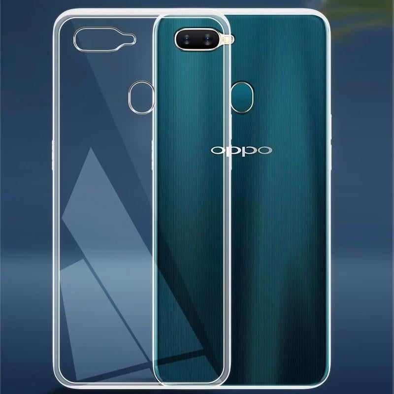 Протиударний TPU чохол Epic Transparent 1,5mm для Oppo A5s / Oppo A12 / A7 Безбарвний (прозорий) - фото 2