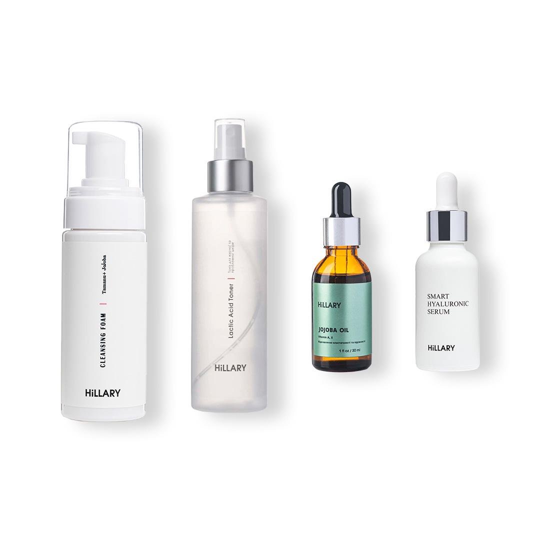 Набор для ежедневного ухода лицом осенью для жирной кожи кожи Hillary Autumn daily care for oil skin (K-11-224)