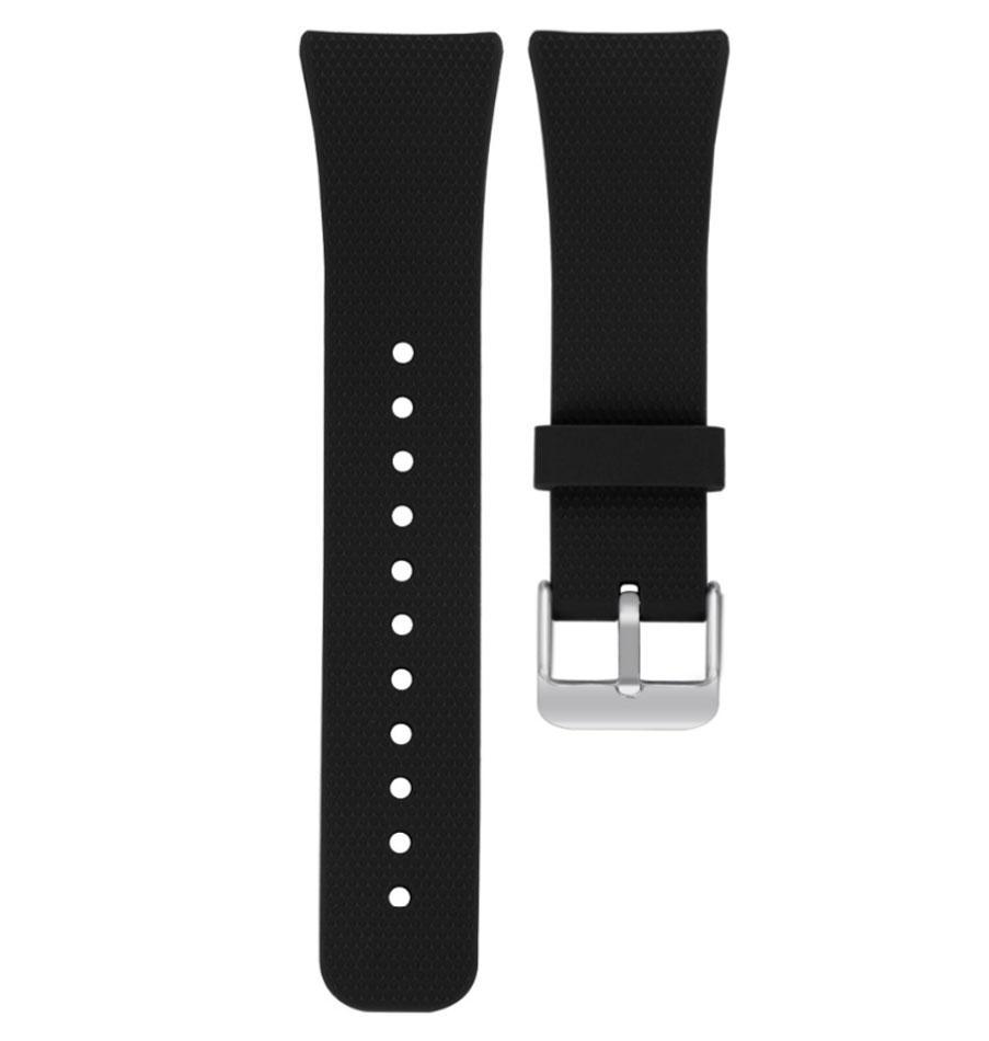 Силиконовый ремешок Primo Classic для Samsung Gear Fit 2/Fit 2 Pro SM-R360/R365 Black Shape (1374528300)