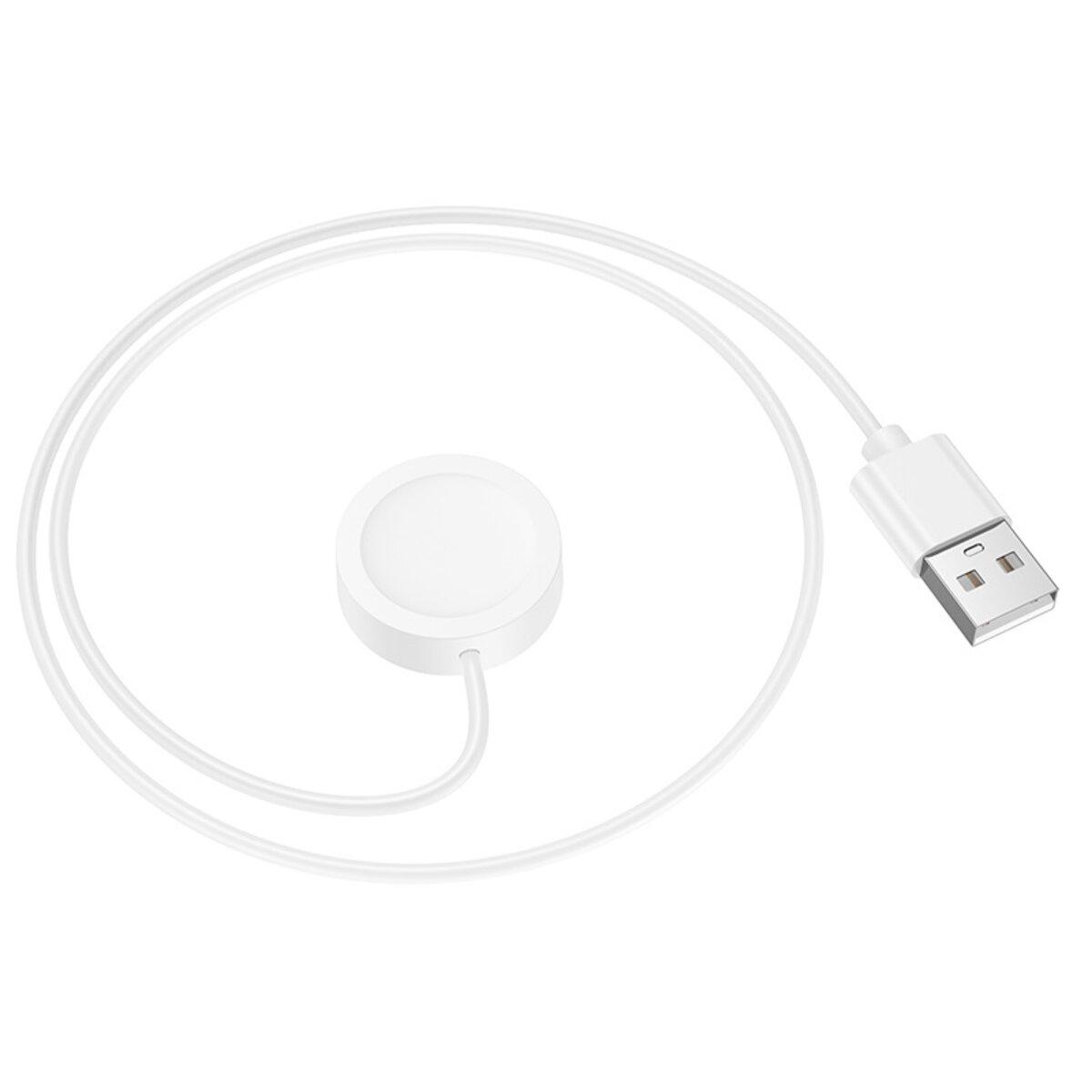 Зарядний пристрій бездротовий для смарт-годинника Hoco Y30 Smart sports watch charging cable 60 см White (6942007648981) - фото 2 Зарядний пристрій бездротовий для смарт-годинника Hoco Y30 Smart sports watch charging cable 60 см White (6942007648981) - фото 2