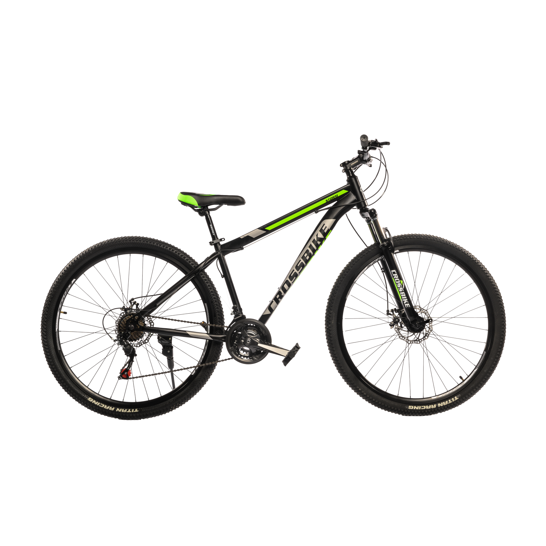 Велосипед Crossbike Storm 2024 29" 17" Black/Green