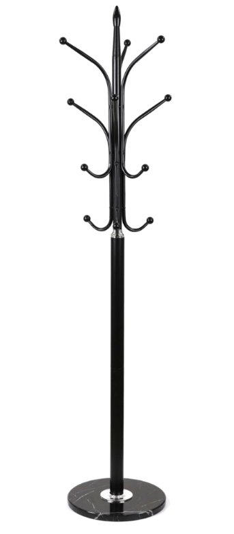 Вішалка-стійка підлогова АКЛАС ялівець VKY-62 Чорний