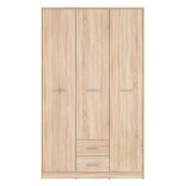Шкаф распашной Gerbor Holding SZF3D2S N Непо 1185х540х1965 мм Дуб сонома