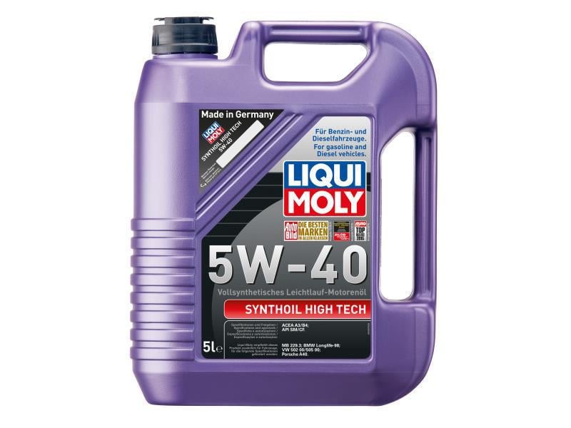 Моторне мастило Liqui Moly Synthoil High Tech 5W-40 5 л (LIM1925)