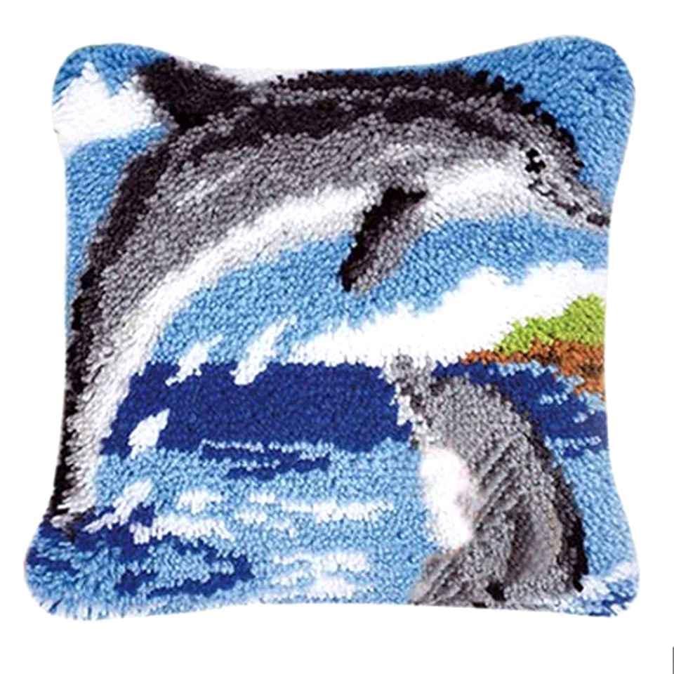 Набор для вышивки ковровой наволочка №1118 Два кота 42х42 см (8815)