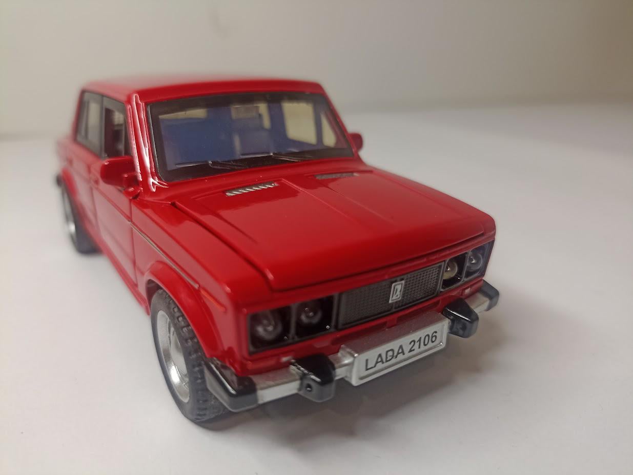 Машинка игровая автопром Лада ВАЗ-2106 со световыми и звуковыми эффектами (7642)