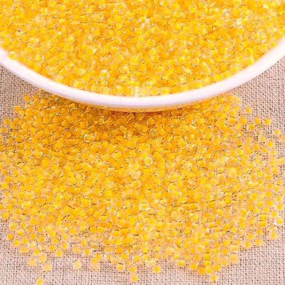 Бисер прокрашенный 2 мм 50 г Желтый (БР0002к04)