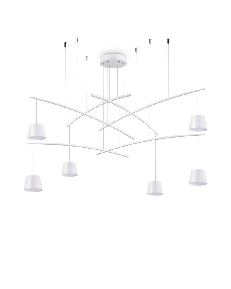 Подвесной светильник Ideal Lux FISH SP6 BIANCO (196985) Подвесной светильник Ideal Lux FISH SP6 BIANCO (196985)