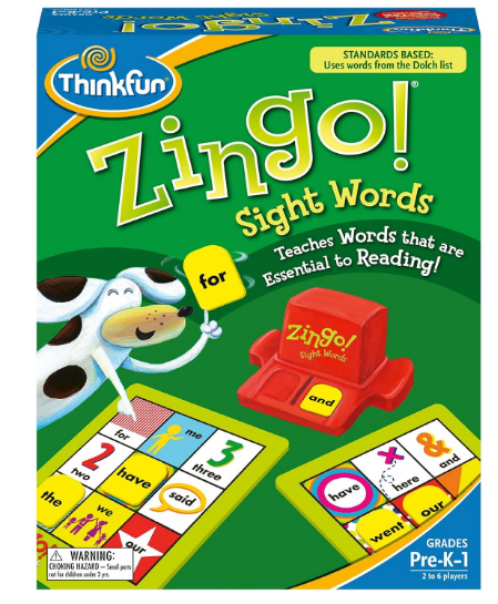 Гра лото Зинго Слова Thіnkfun Zingo Sight Words - фото 3 Гра лото Зинго Слова Thіnkfun Zingo Sight Words - фото 3