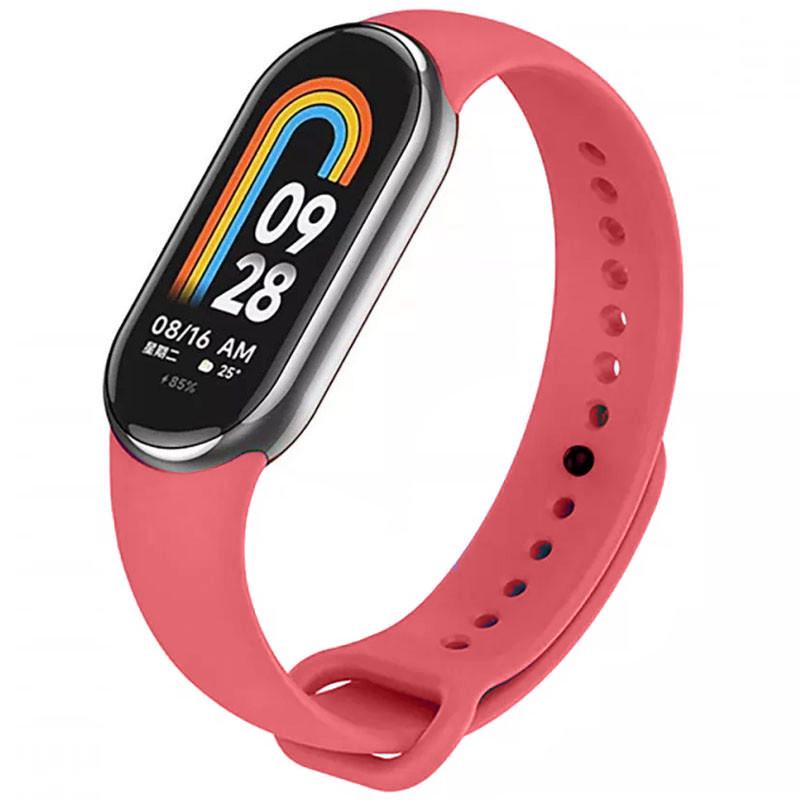 Ремінець силіконовий для Xiaomi Mi Band 8/9 Червоний/Camellia (00000065484_29)