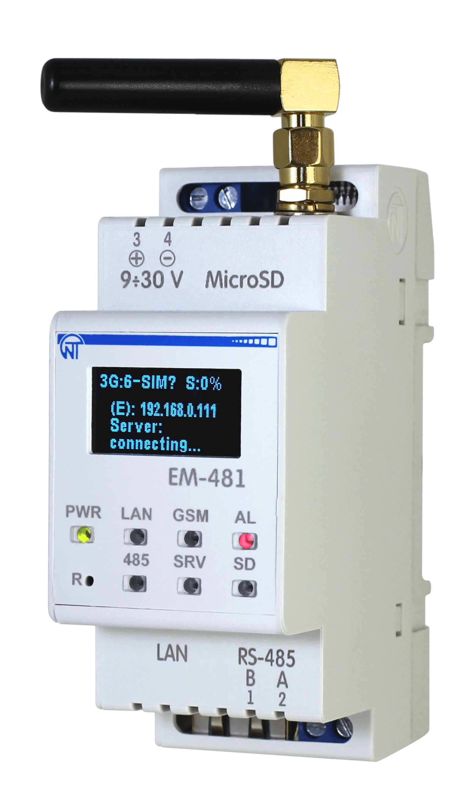 Контролер Web-доступу до управління Modbus Новатек-Електро ЕМ-481 (NTEM48100) - фото 1