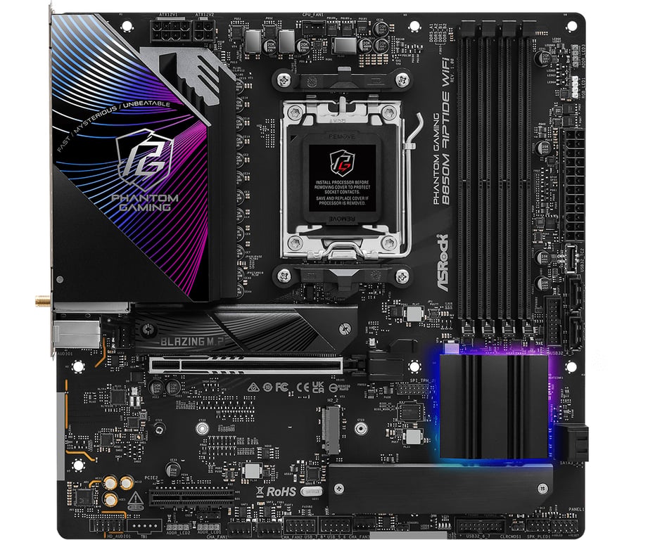 Материнська плата ASRock Phantom Gaming B850M Riptide WiFi (27067438)