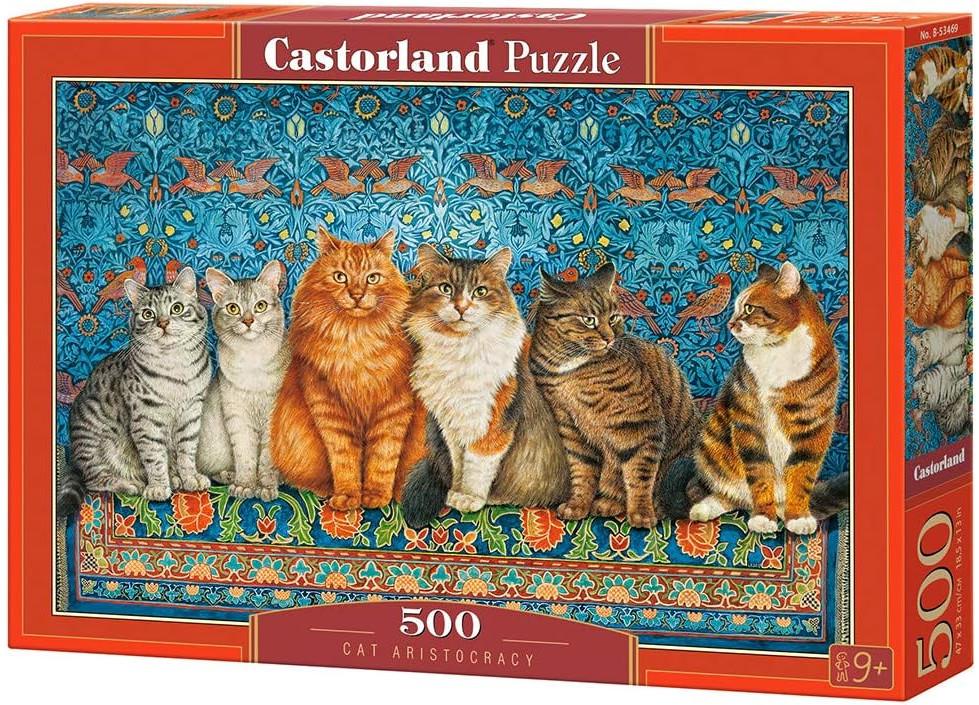 Пазл Castorland Кошачья аристократия 500 дет.