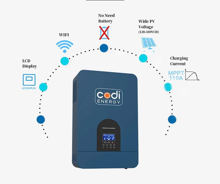 Инвертор гибридный CODI COOG 3,5 kW 24V - фото 3